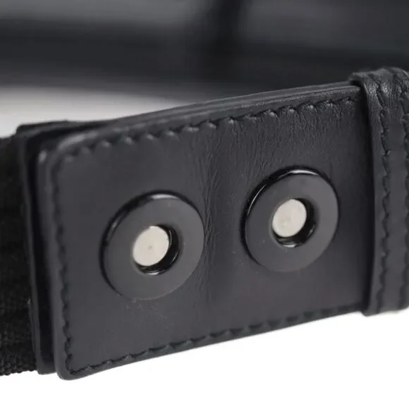 Gucci Canvas Leather Black GG One Shoulder Tote Bag Shoulder Bag - Picture 6 of 6